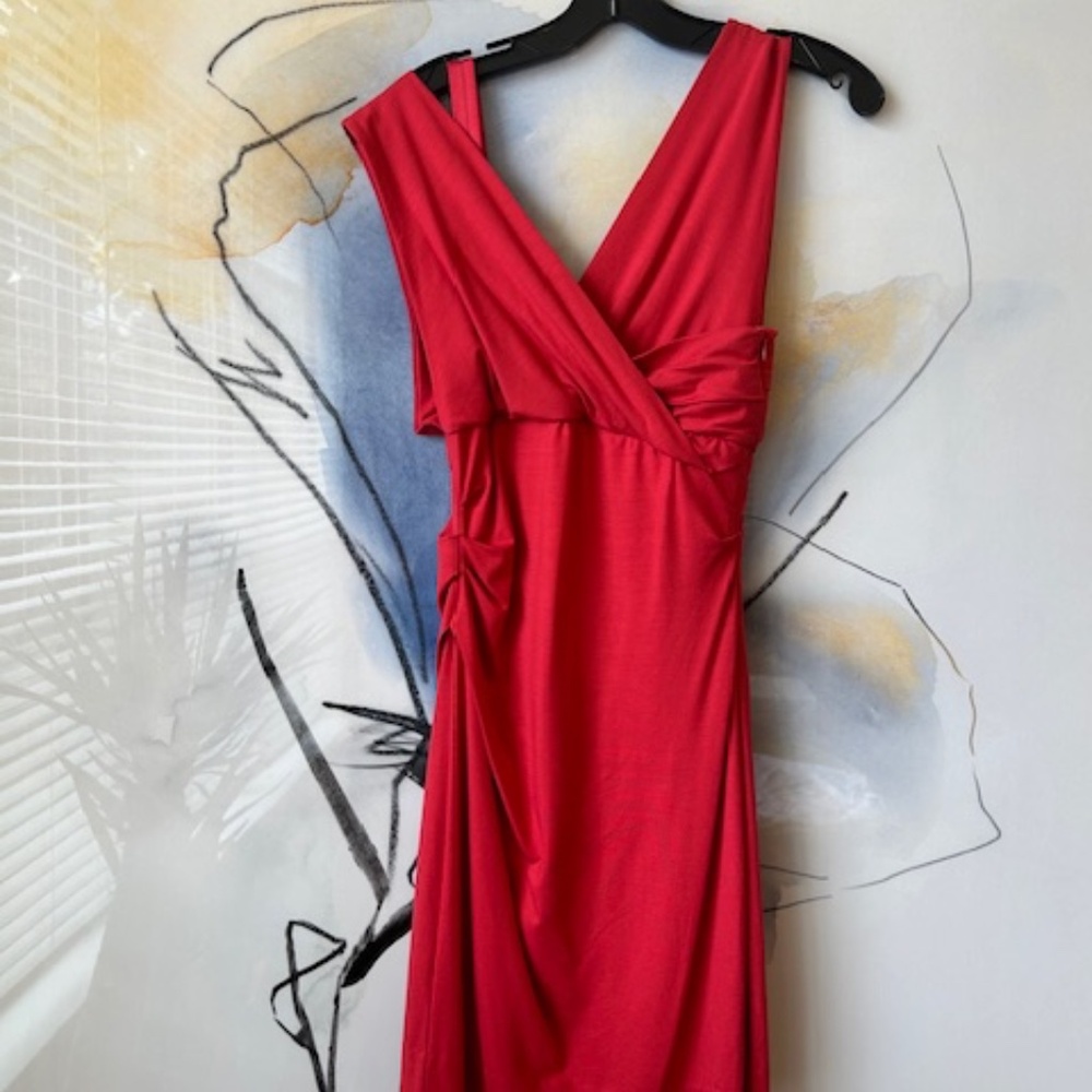 Diane von Furstenberg Red Wrap Dress